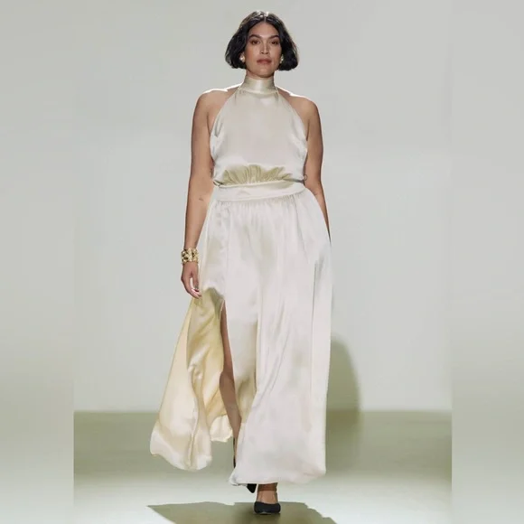 alani silk dress reformation REFORMATION ALANI SILK DRESS  TheLuxeLend